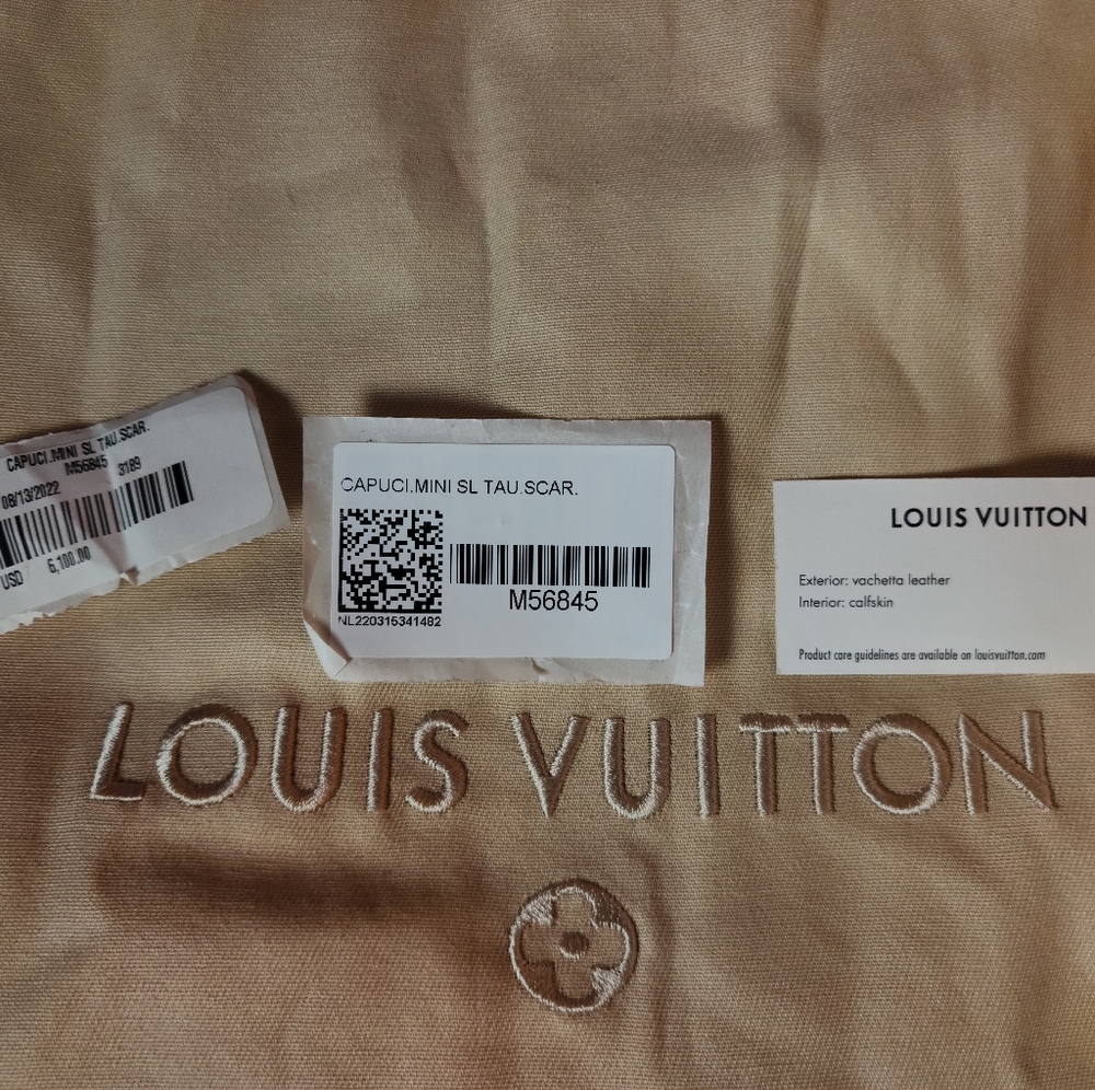 LV  Capucine Mini Taurillion Scarlett  BRAND NEW NEVER BEEN USED NWT - Picture 12 of 12